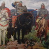 RUSSIAN PAINTING OF BOGATYRS AFTER VIKTOR VASNETSOV PIC-1