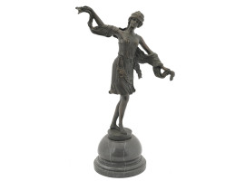 ART DECO BRONZE SCULPTURE AFTER RENE PAUL MARQUET