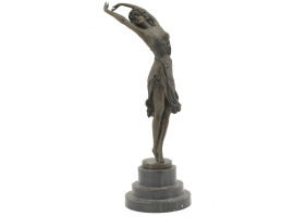 ARAB DANCER BRONZE SCULPTURE AFTER CLAIRE COLINET