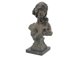 BRONZE FIGURE CINDERELLA AFTER EMMANUEL VILLANIS