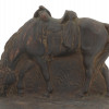 ANTIQUE AMERICAN IRON BRONZED HORSE BOOKENDS PIC-5