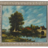 PAUL VOSMAN OIL ON CANVAS LANDSCAPE PAINTING PIC-0