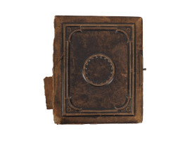 ANTIQUE 19TH CENTURY PHOTO ALBUM WITH PORTRAITS