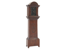 ANTIQUE WALTHAM MINIATURE GRANDFATHER CLOCK