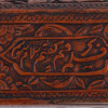 ANTIQUE 19TH CENT PERSIAN CARVED QALAMDAN PEN BOX PIC-7