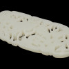 CHINESE HETIAN WHITE JADE CARVED PENDANT PIC-3