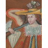 COLONIAL STYLE ARQUEBUSIER ANGEL OIL PAINTING PIC-2