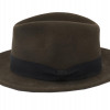 COLLECTION OF FOUR VARIOUS VINTAGE MALE WOOL HATS PIC-2