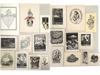 MIDCENTURY EUROPEAN BOOK PLATE COLLECTION, 39 PCS PIC-1