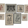 1920S BOOK PLATES BY HARANGHY JENO WITH CATALOGS PIC-1