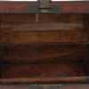 ANTIQUE CHINESE HAND MADE LEATHER TEA CADDY PIC-3