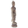 CHINESE HAND CARVED QUARTZ STONE BUDDHA FIGURINE PIC-3