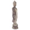 CHINESE HAND CARVED QUARTZ STONE BUDDHA FIGURINE PIC-5