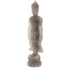 CHINESE HAND CARVED QUARTZ STONE BUDDHA FIGURINE PIC-2