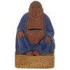 ANTIQUE CHINESE TERRACOTTA BUDDHA MONEY BANK PIC-1