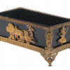 ANTIQUE FRENCH ORMOLU AND BLACK TIN CENTERPIECE PIC-0