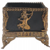 ANTIQUE FRENCH ORMOLU AND BLACK TIN CENTERPIECE PIC-5