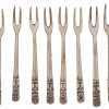 LARGE COLLECTION OF STERLING SILVER CUTLERY SET PIC-5