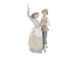 LLADRO SPANISH PORCELAIN FIGURINE DANCING COUPLE