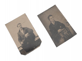 ANTIQUE AMERICAN TINTYPE PHOTO PORTRAIT PRINTS