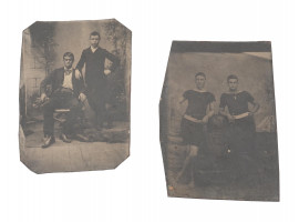 ANTIQUE AMERICAN TINTYPE PHOTO PORTRAIT PRINTS