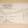 ANTIQUE ETCHING PLAN OF NAVAL ATTACK WAR OF 1812 PIC-2