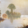 ANTIQUE HUDSON RIVER SCHOOL LANDSCAPE OIL PAINTING PIC-2