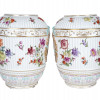 PAIR OF ANTIQUE GERMAN 19TH C KPM PORCELAIN VASES PIC-1