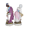 PAIR OF FRENCH CHANTILLY BISQUE PORCELAIN FIGURES PIC-4