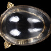 ANTIQUE 18K GOLD ENAMEL CRYSTAL CLEAR JEWELRY BOX PIC-5