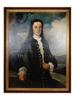 ANTIQUE ENGLISH PORTRAIT OF A GENTLEMAN IN JACKET PIC-0