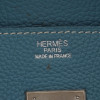 HERMES BIRKIN BLUE JEAN LEATHER HAND BAG PIC-10