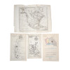 COLLECTION OF ANTIQUE PRINTED MAPS AND ENGRAVING PIC-1