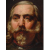 ANTIQUE OIL PAINTING PORTRAIT OF MAN IN ARMOUR PIC-2