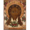 RUSSIAN BAROQUE ORTHODOX ICON HOLY FACE OF CHRIST PIC-1