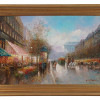 FRENCH PARIS CITYSCAPE OIL PAINTING BY T E PENCKE PIC-0