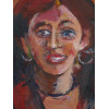 ISRAELI PORTRAIT OIL PAINTING BY KLARA SHEINZON PIC-2