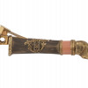 RUSSIAN GILT SILVER ENAMLED ANTLER CIGAR CUTTER PIC-1