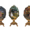 FRANKLIN MINT GONE WITH THE WIND EGG SCULPTURES PIC-1
