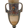 FRENCH CLOISONNE ENAMEL ONYX KIDDUSH CUP W STAND PIC-7