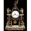 ANTIQUE FRENCH LOUIS XVI PORTICO MANTEL CLOCK PIC-1