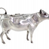 ANTIQUE DUTCH 934 STERLING SILVER COW CREAMER PIC-1