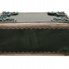 TURQUOISE STONES SILVER AND NEPHRITE TRINKET BOX PIC-1