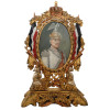 ANTIQUE PORTRAIT KAISER WILHELM IN ROTATING FRAME PIC-1