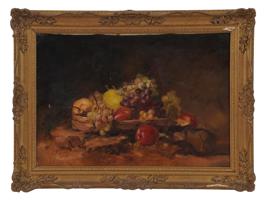 ANTIQUE STILL LIFE PAINTING SIGNED L. ALLINSON