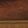 ANTIQUE STILL LIFE PAINTING SIGNED L. ALLINSON PIC-3