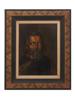 ATTRIBUTED TO ERNEST HOOD PORTRAIT OIL PAINTING PIC-0