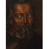 ATTRIBUTED TO ERNEST HOOD PORTRAIT OIL PAINTING PIC-2