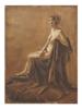 ATTR TO HILDA VIKA NUDE PORTRAIT OIL PAINTING PIC-0