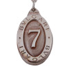 BVLGARI STERLING SILVER LUCKY SEVEN KEYCHAIN PIC-3